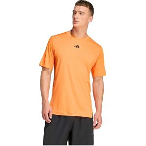 Adidas D4t Power 3 Stripes Short Sleeve T-shirt Pure Orange S Men Adidas D4t Power 3 Stripes Short Sleeve T-shirt Pure Orange S Men
