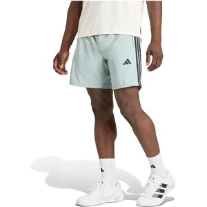 Adidas Workout Essentials Base 3 Stripes Woven 5´´ Shorts Wonder Sage / Black XL Men Adidas Workout Essentials Base 3 Stripes Woven 5´´ Shorts Wonder Sage / Black XL Men