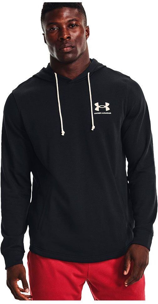 Under Armour Rival Terry Hoodie Black / Onyx White L Men