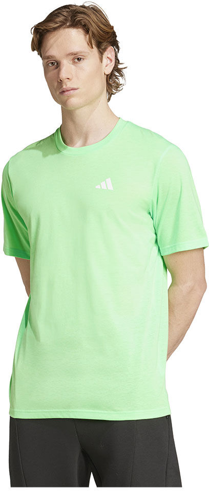 Adidas Train Essentials Feelready Training Short Sleeve T-shirt Lime Burst / White S Men