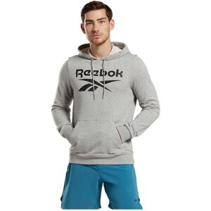 Reebok Identity French Terry Vector Pullover Sweatshirt Medium Grey Heather S Men Reebok Identity French Terry Vector Pullover Sweatshirt Medium Grey Heather S Men
