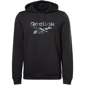 Reebok Identity Modern Camo Fleece Hoodie Black M Men Reebok Identity Modern Camo Fleece Hoodie Black M Men