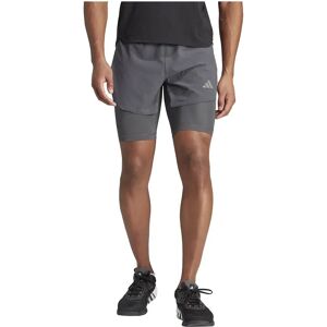 Adidas Heat.rdy Hiit Elevated 2 In 1 Shorts Gresix 2XL Men Adidas Heat.rdy Hiit Elevated 2 In 1 Shorts Gresix 2XL Men