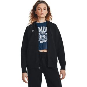 Under Armour Rival Fleece Full Zip Sweatshirt Black 001 / White 100 XL Women Under Armour Rival Fleece Full Zip Sweatshirt Black 001 / White 100 XL Women