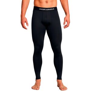 Under Armour Coldgear Elites Leggings Black / Metallic Silver L Men Under Armour Coldgear Elites Leggings Black / Metallic Silver L Men