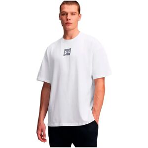 Under Armour Heavyweight Oversized Sm Box Short Sleeve T-shirt White / Titan Gray S Men Under Armour Heavyweight Oversized Sm Box Short Sleeve T-shirt White / Titan Gray S Men