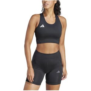 Adidas Adizero Essentials Crop Sports Top Black 2XS Women Adidas Adizero Essentials Crop Sports Top Black 2XS Women