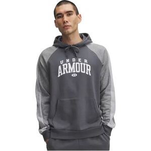 Under Armour Rival Fleece Cb Hoodie Gray / White L Men Under Armour Rival Fleece Cb Hoodie Gray / White L Men