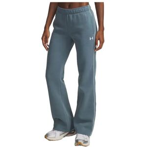 Under Armour Rival Fleece Piped Pants Blue / White XL Women Under Armour Rival Fleece Piped Pants Blue / White XL Women
