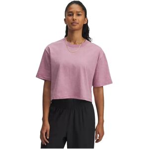 Under Armour Rival Short Sleeve T-shirt Pink / White XL Women Under Armour Rival Short Sleeve T-shirt Pink / White XL Women