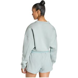 Adidas Hyperglam 3 Stripes Cropped Crewneck Sweatshirt Wonder Sage S Women Adidas Hyperglam 3 Stripes Cropped Crewneck Sweatshirt Wonder Sage S Women