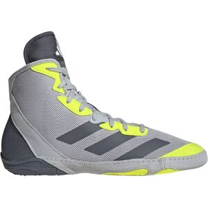 Adidas Adizero Mat Wizard 6 Wrestling Shoes Team Light Grey / Team Onix / Team Solar Yellow 2 UK 9.5 Men Adidas Adizero Mat Wizard 6 Wrestling Shoes Team Light Grey / Team Onix / Team Solar Yellow 2 UK 9.5 Men