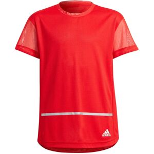 Adidas Hr Short Sleeve T-shirt Vivid Red / White / White / Black 9-10 Years Girls Adidas Hr Short Sleeve T-shirt Vivid Red / White / White / Black 9-10 Years Girls
