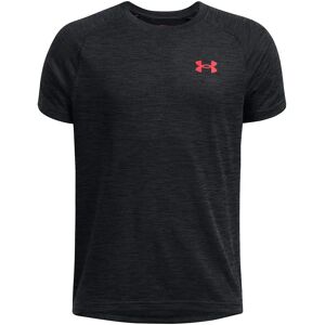 Under Armour Tech Textured Short Sleeve T-shirt Black / Racer Red 7 Years Boys Under Armour Tech Textured Short Sleeve T-shirt Black / Racer Red 7 Years Boys