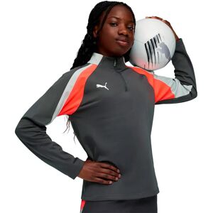 Puma Individualliga Half Zip Long Sleeve T-shirt Shadow Gray / White 7-8 Years Boys,Girls Puma Individualliga Half Zip Long Sleeve T-shirt Shadow Gray / White 7-8 Years Boys,Girls