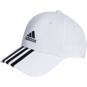 Adidas 3 Stripes Cotton Twill Baseball Cap White / Black 58 cm Men,Women Adidas 3 Stripes Cotton Twill Baseball Cap White / Black 58 cm Men,Women