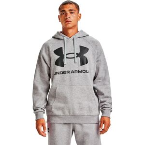 Under Armour Rival Big Logo Hoodie Grey / Mod Grey Light Heather 2XL Men Under Armour Rival Big Logo Hoodie Grey / Mod Grey Light Heather 2XL Men