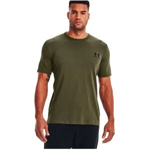 Under Armour Sportstyle Left Chest Short Sleeve T-shirt Marine OD Green / Black / Black 2XL Men Under Armour Sportstyle Left Chest Short Sleeve T-shirt Marine OD Green / Black / Black 2XL Men