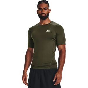 Under Armour Hg Armour Comp Short Sleeve T-shirt Marine OD Green 390 / White 100 L Men Under Armour Hg Armour Comp Short Sleeve T-shirt Marine OD Green 390 / White 100 L Men