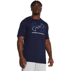 Under Armour Gl Foundation Update Short Sleeve T-shirt Midnight Navy / Royal / Steel XS Men Under Armour Gl Foundation Update Short Sleeve T-shirt Midnight Navy / Royal / Steel XS Men