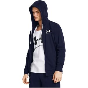 Under Armour Rival Terry Lc Full Zip Sweatshirt Midnight Navy / Onyx White S Men Under Armour Rival Terry Lc Full Zip Sweatshirt Midnight Navy / Onyx White S Men