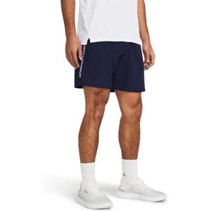 Under Armour Woven Wordmark Shorts Midnight Navy / White L Men Under Armour Woven Wordmark Shorts Midnight Navy / White L Men