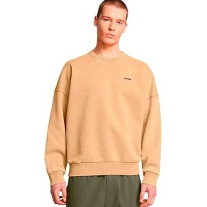 Under Armour Icon Heavyweight Fleece Wash Oversized Sweatshirt Camel / White L Men Under Armour Icon Heavyweight Fleece Wash Oversized Sweatshirt Camel / White L Men