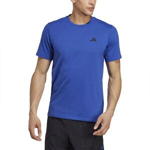 Adidas Train Essentials Feelready Short Sleeve T-shirt Semi Lucid Blue / Black S Men Adidas Train Essentials Feelready Short Sleeve T-shirt Semi Lucid Blue / Black S Men
