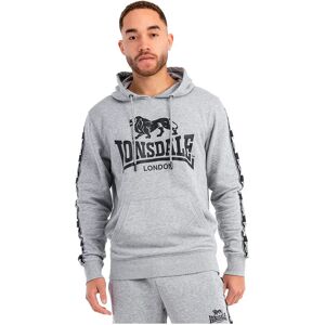 Lonsdale Scousburgh Hoodie Marl Grey / Black / White 3XL Men Lonsdale Scousburgh Hoodie Marl Grey / Black / White 3XL Men