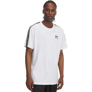 Under Armour Icon Heavyweight Taping Short Sleeve T-shirt White / Black M Men Under Armour Icon Heavyweight Taping Short Sleeve T-shirt White / Black M Men