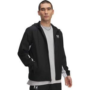 Under Armour Rival Woven Windbreaker Black / Black / White 3XL Men Under Armour Rival Woven Windbreaker Black / Black / White 3XL Men