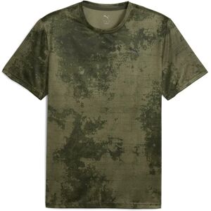 Puma Tad Essentials Aop Short Sleeve T-shirt Dark Olive M Men Puma Tad Essentials Aop Short Sleeve T-shirt Dark Olive M Men