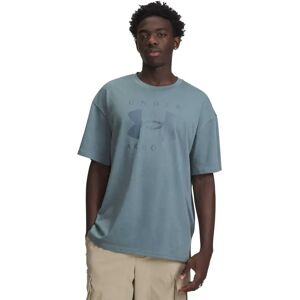 Under Armour Heavyweight Oversized Branded Short Sleeve T-shirt Blue / Serpentine 2XL Men Under Armour Heavyweight Oversized Branded Short Sleeve T-shirt Blue / Serpentine 2XL Men
