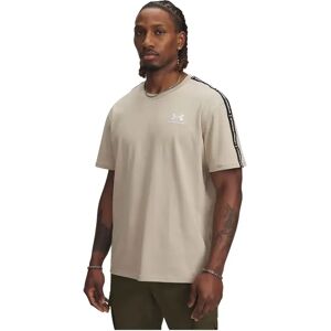 Under Armour Icon Heavyweight Taping Short Sleeve T-shirt Brown / White 3XL Men Under Armour Icon Heavyweight Taping Short Sleeve T-shirt Brown / White 3XL Men