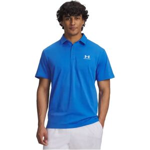Under Armour Icon Short Sleeve Polo Blue / White 2XL Men Under Armour Icon Short Sleeve Polo Blue / White 2XL Men