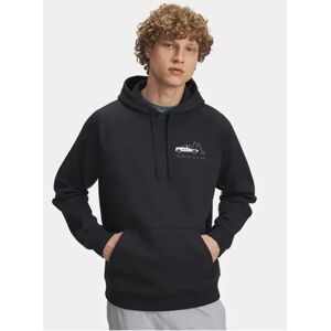 Under Armour Rival Fleece Hbr Logo Hoodie Black / White 4XL Men Under Armour Rival Fleece Hbr Logo Hoodie Black / White 4XL Men