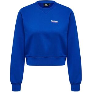 Hummel Shai Short Sweatshirt Mazarine Blue XS Women Hummel Shai Short Sweatshirt Mazarine Blue XS Women