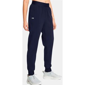 Under Armour Rival High-rise Woven Pants Midnight Navy / White XL Women Under Armour Rival High-rise Woven Pants Midnight Navy / White XL Women
