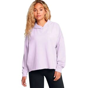 Under Armour Rival Terry Oversized Hoodie Salt Purple / White S Women Under Armour Rival Terry Oversized Hoodie Salt Purple / White S Women