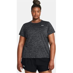 Under Armour Tech C-neck Twist Short Sleeve T-shirt Black / White 3X Women Under Armour Tech C-neck Twist Short Sleeve T-shirt Black / White 3X Women