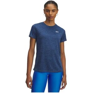 Under Armour Tech Twist Ssc Short Sleeve T-shirt Blue / White S Women Under Armour Tech Twist Ssc Short Sleeve T-shirt Blue / White S Women