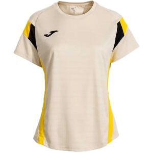 Joma Montreal Short Sleeve T-shirt Beige Yellow 2XL Women Joma Montreal Short Sleeve T-shirt Beige Yellow 2XL Women