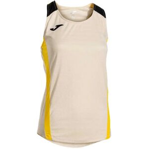 Joma Montreal Sleeveless T-shirt Beige Yellow XL Women Joma Montreal Sleeveless T-shirt Beige Yellow XL Women