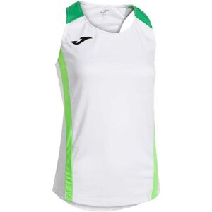 Joma Montreal Sleeveless T-shirt White Fluorescent Green L Women Joma Montreal Sleeveless T-shirt White Fluorescent Green L Women