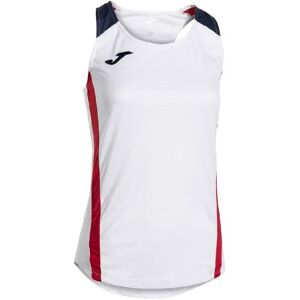 Joma Montreal Sleeveless T-shirt White Red L Women Joma Montreal Sleeveless T-shirt White Red L Women