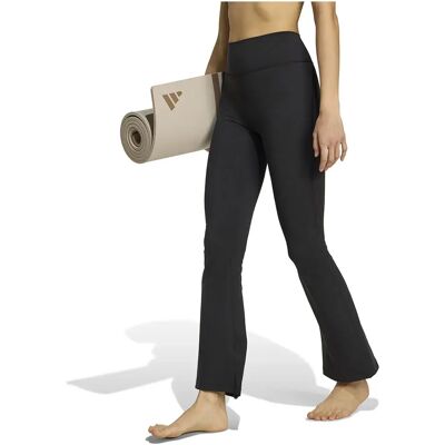 Adidas All Me Essentials Flare Leggings Black / Black L Women Adidas All Me Essentials Flare Leggings Black / Black L Women