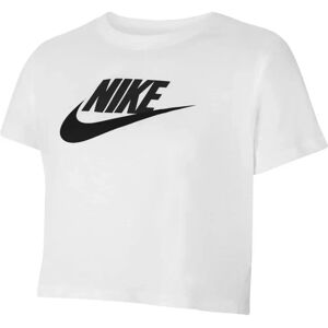 Nike Cropped Short Sleeve T-shirt White / Black / Black 13-15 Years Girls Nike Cropped Short Sleeve T-shirt White / Black / Black 13-15 Years Girls