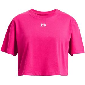 Under Armour Rival Short Sleeve T-shirt Shaded Fuchsia / White 18-20 Years Girls Under Armour Rival Short Sleeve T-shirt Shaded Fuchsia / White 18-20 Years Girls