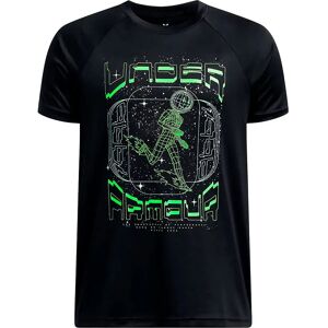 Under Armour Tech Game Day Short Sleeve T-shirt Black / Stream / Cyber Green 18-20 Years Boys Under Armour Tech Game Day Short Sleeve T-shirt Black / Stream / Cyber Green 18-20 Years Boys