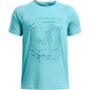 Under Armour Tech Game Day Short Sleeve T-shirt Stream / Ether Blue / Black 18-20 Years Boys Under Armour Tech Game Day Short Sleeve T-shirt Stream / Ether Blue / Black 18-20 Years Boys